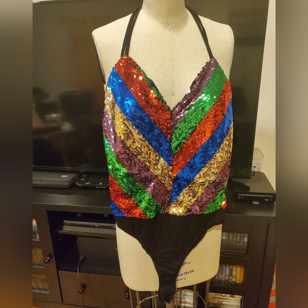Sequins bodysuit